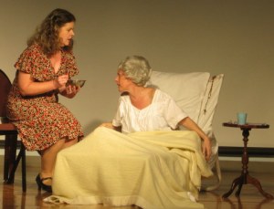 Turtle Soup: Suzanne Ochs as Lucille (left) and Janice Kirkel as Aunt Jean.