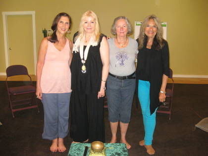 Deborah Temple, Dr. Rosary O'Neill, Mary, Carole Di Tosti at the Omega Institute.