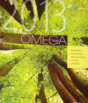 Picture from the Omega Institute catalogue for 2013