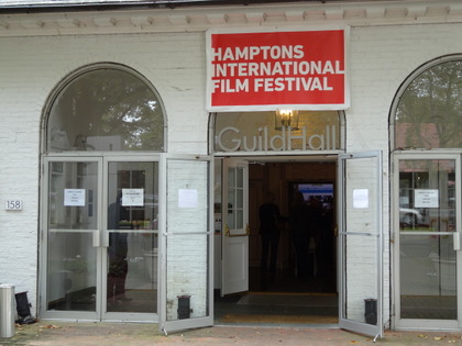 Guild Hall, one of the screening and red carpet venues.