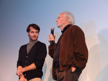 Will Forte and Bruce Dern in the Q & A for Nebraska. Both were very generous with their time.