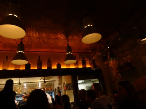 Il Buco Alimentari et Vineria view of the kitchen from where we were seated.