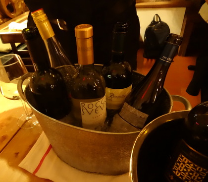 Soave wines from the Veneto. Tasting at Risotteria Melotti, Move the Passion Walking Wine Tour, NYC