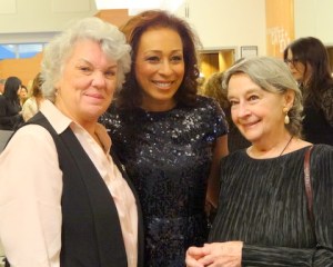 L to R: Tyne Daley, Tamara Tunie, Zoe Caldwell at the LPTW Awards Ceremony and Big Mingle. (Photo by Carole Di Tosti)