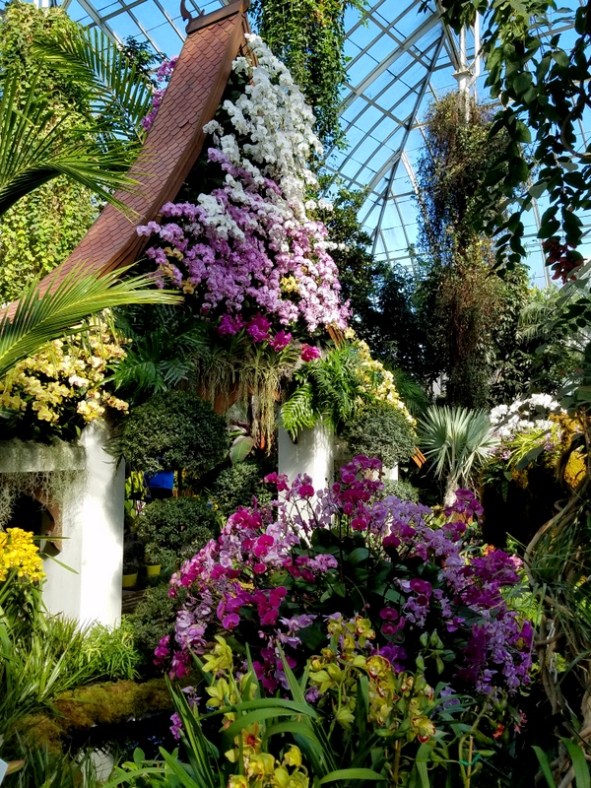 Thai sala, NYBG, Orchid Show: Thailand
