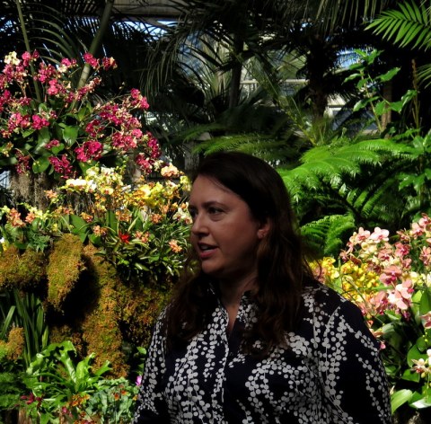 Karen Daubmann, AVP Exhibitions and Public Engagement, NYBG, Orchid Show: Thailand