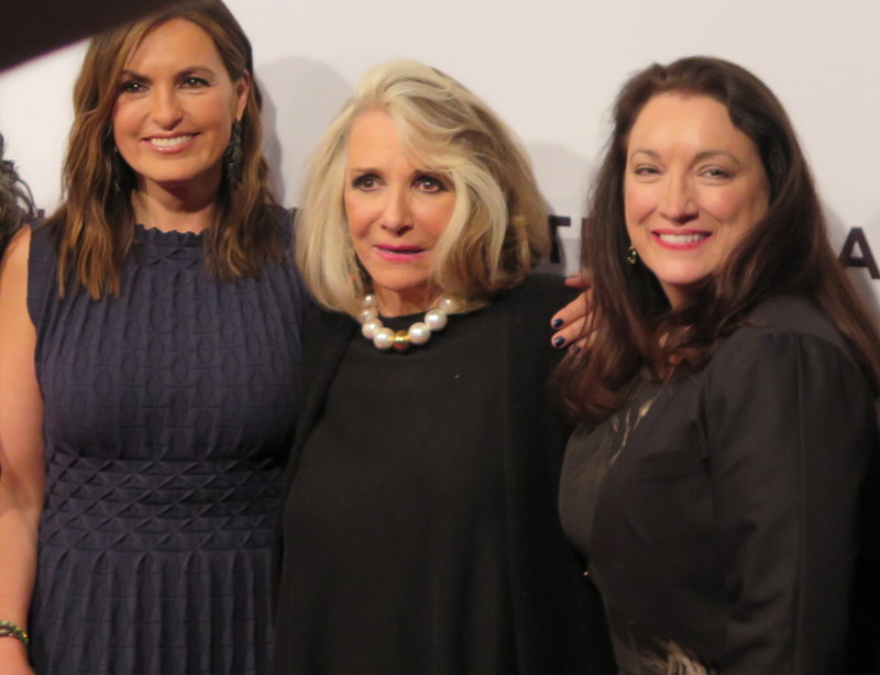 Mariska Hargitay, Sheila Nivens, Trish Adlesic, I Am Evidence, Tribeca Film Festival World Premiere Red Carpet