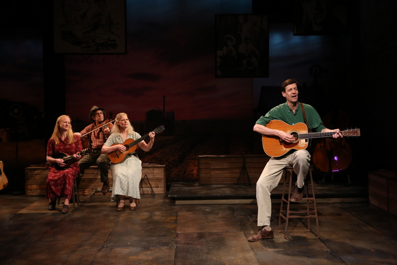 Megan Loomis, Andy Teirstein, Helen Jean Russell, David M. Lutken, Woody Sez: The Life & Music of Woody Guthrie, Irish Repertory Theatre