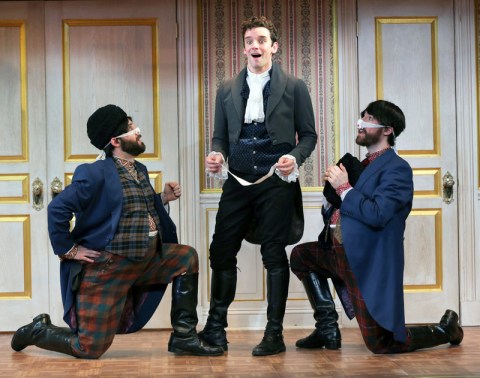 Ryan Garbayo, Michael Urie, Ben Mehl, The Government Inspector, New World Stages