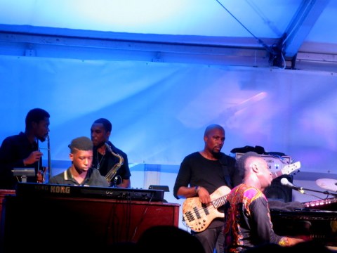 Jazz & Chihuly, Songs of Protest & Reconciliation, New York Botanical Garden, summer concert series, Damien Sneed