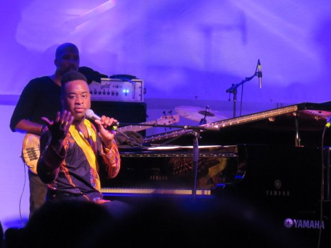 Jazz & Chihuly, Songs of Protest & Reconciliation, New York Botanical Garden summer concert series, Damien Sneed