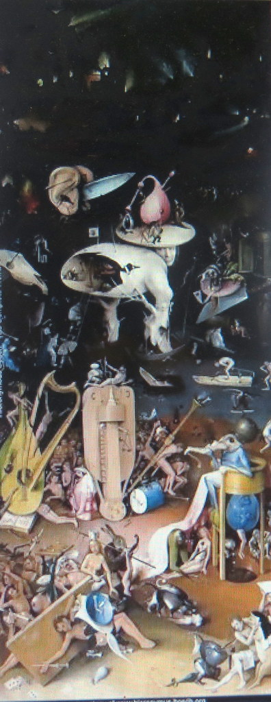 Hieronymous Bosch, Garden of Earthly Delights, panel # 3