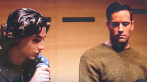 Timothée Chalamet, Armie Hammer, Call Me By Your Name, NYFF 2017, Nigel M. Smith