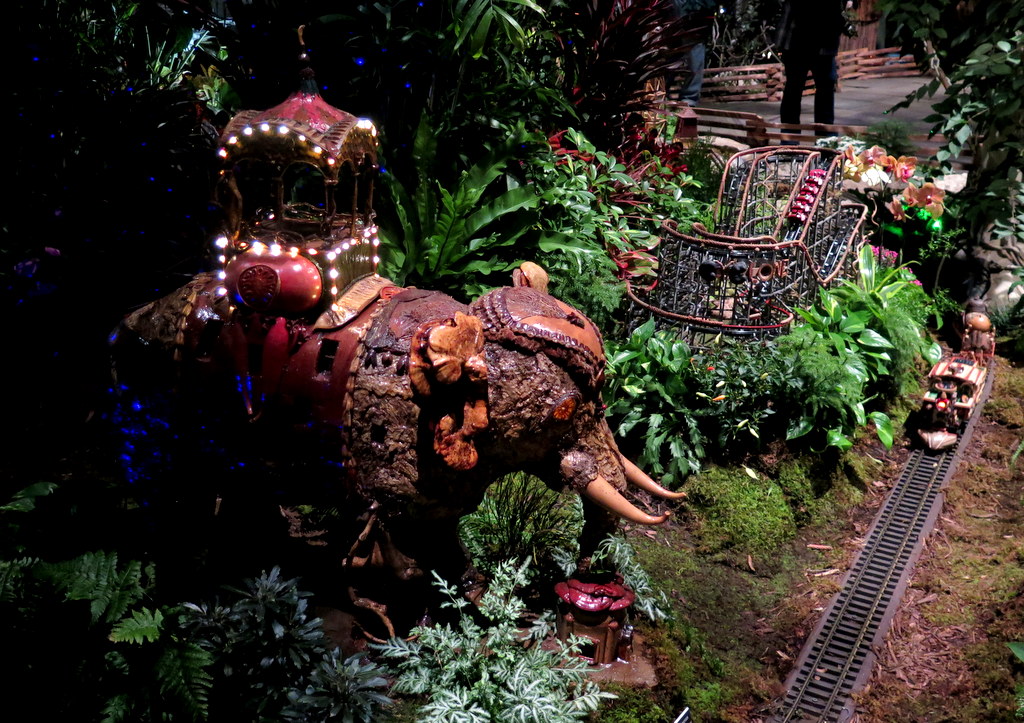 Elephant Colossus, Coney Island, Bar Car Nights, Holiday Train Show, NYBG