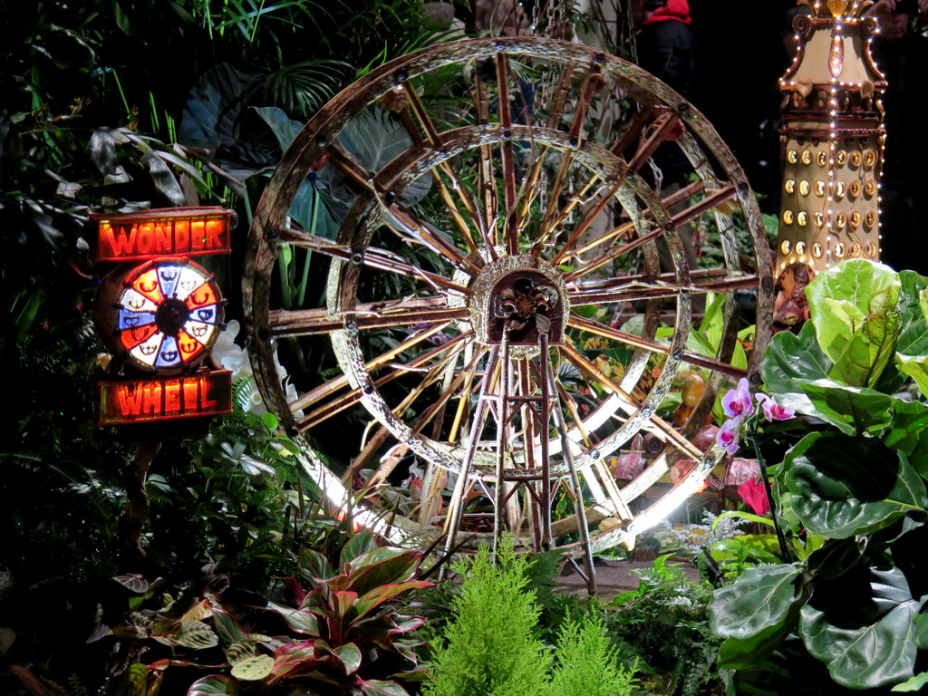 Wonder Wheel, Coney Island, Bar Car Nights, NYBG Holiday Train Show