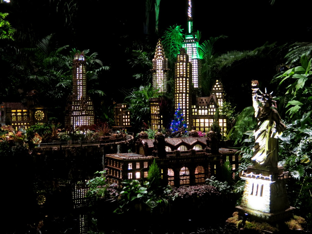 Ellis Island, Statue of Liberty, Bar Car Nights, NYBG Holiday Train Show