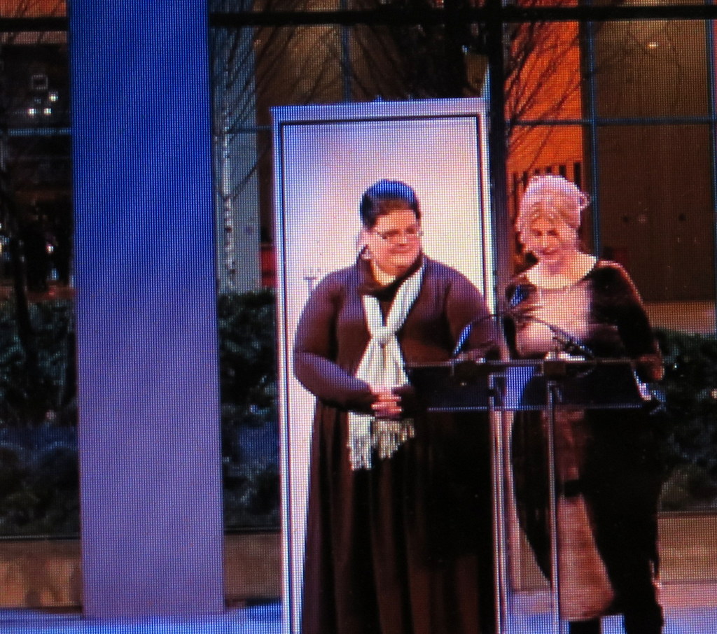 LPTW VP Programming Ludovica Viller-Hauser, Artistic Director Parity Productions, LPTW Co-President Kelli Lynn Harrison, 2018 LPTW Theatre Women Awards, TimesCenter