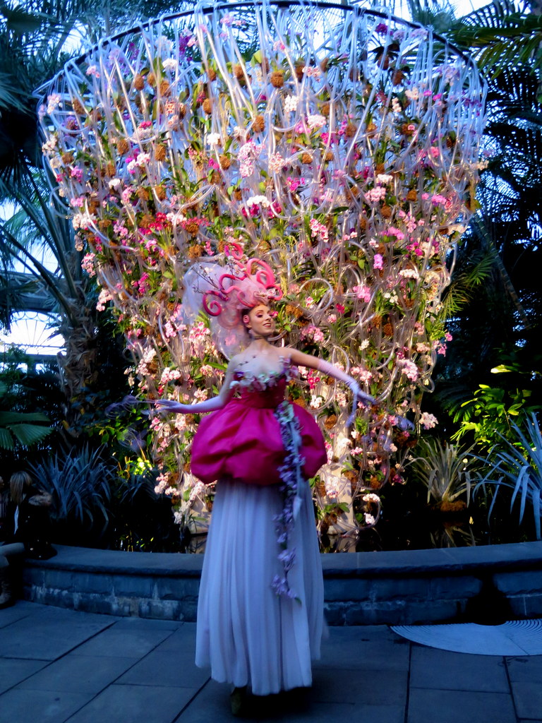 Daniël Ost, orchid dancer, 2018 NYBG Orchid Show, orhid evenings, Belgian floral artist