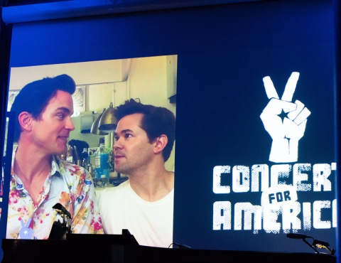 Matt Bomer, Andrew Rannells, Concert for America