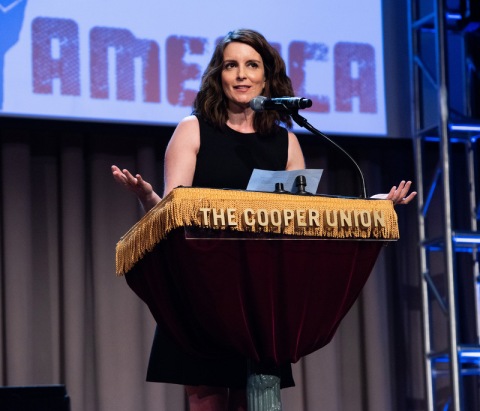 Tina Fey, Concert for America, Great Hall, Cooper Union