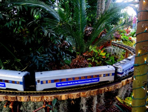 NYBG, 27th Holiday Train Show, Metro North, Applied Imagination