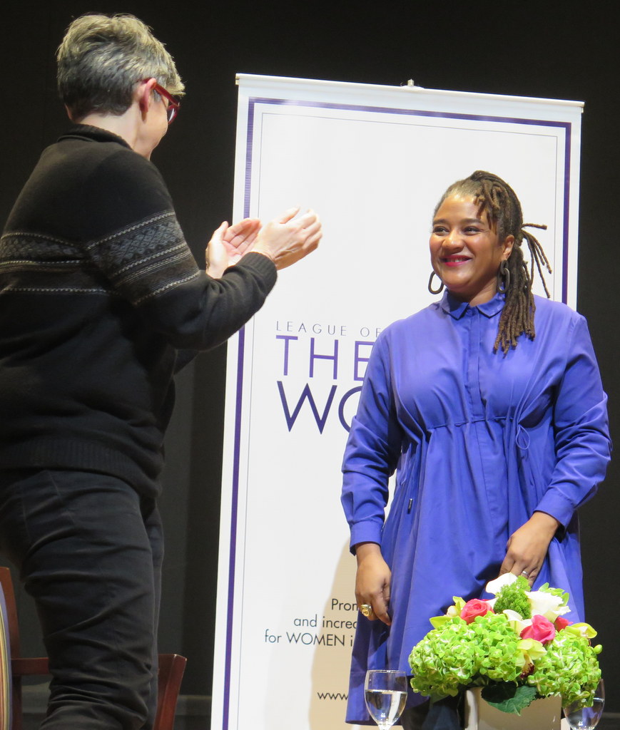 LPTW Oral History, NYPL for the Performing Arts,Elisabeth Vincentelli, Lynn Nottage, NYPL for the Performing Arts, LPTW, Bruno Walter Auditorium at Lincoln Center