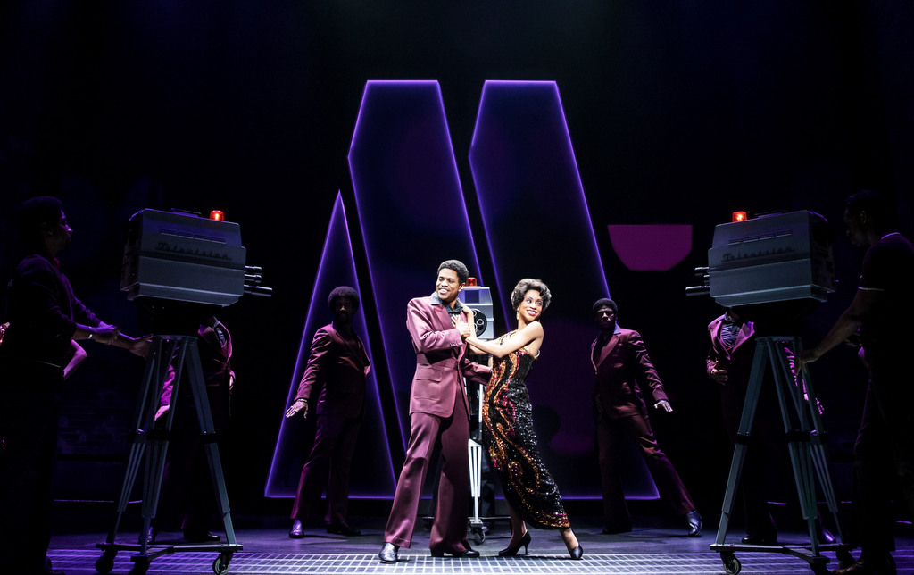 Jeremy Pope, Candice Marie Woods, ensemble, Ain't Too Proud, Des McAnuff, Otis Williams, The Temptations