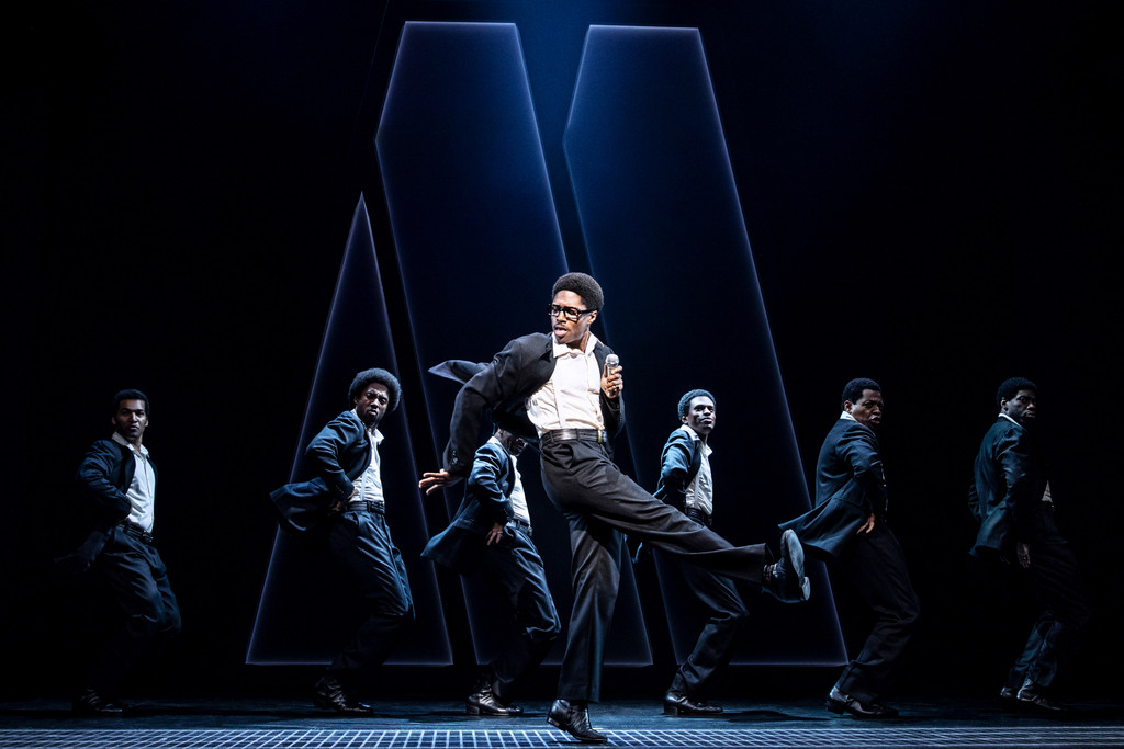 Christian Thompson, Saint Aubyn, Ephraim Sykes, Jeremy Pope, Derrick Baskin, and Jawan M. Jackson in 'Ain't Too Proud, Des MAnuff, Sergio Trujillo, Otis Williams, The Temptations, Dominique Morisseau, Patricia Romanowski, the Legendary MotownCatalog, Sony/ATV Music Publishing