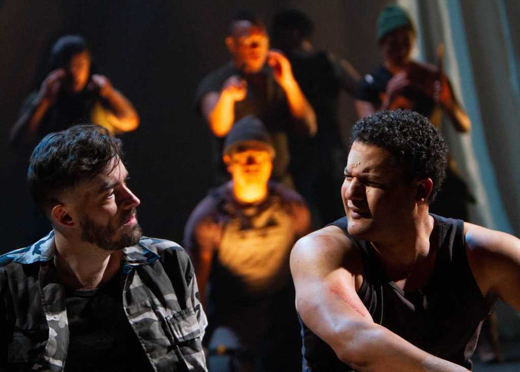 Matthew Amendt, Brandon J. Dirden, 'The Tragedy of Julius Caesar,' Theatre for a New Audience