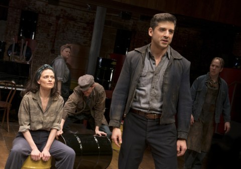 Lara Pulver, Kara Mikula, Benjamin Eakeley, Tony Yazbeck, Ian Lowe, 'The Cradle Will Rock,' John Doyle, CSC