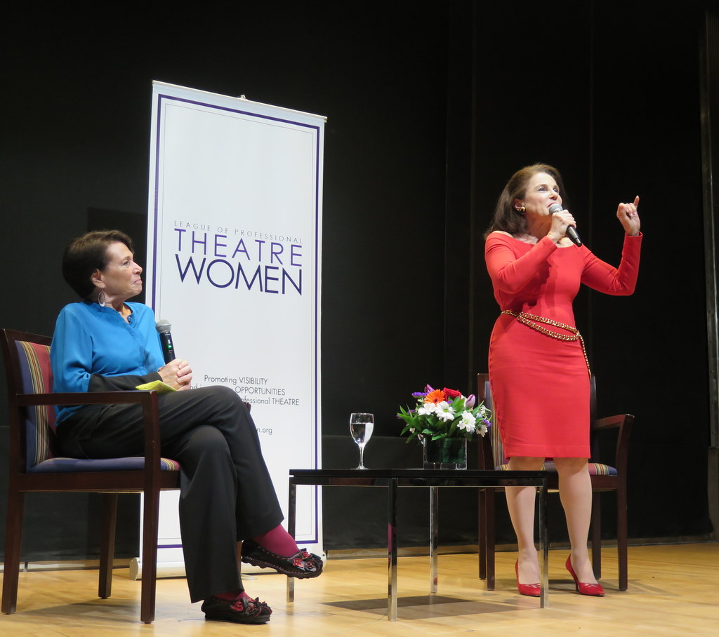 Linda Winer, Tovah Feldshuh, NYPL for the Performing Arts, Lincoln Center, LPTW