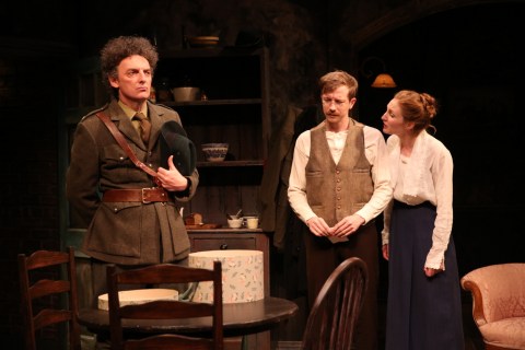 John Keating, Adam Petherbridge, Clare O'Malley, Irish Repertory Theatre, The Plough and the Stars, Sean O'Casey
