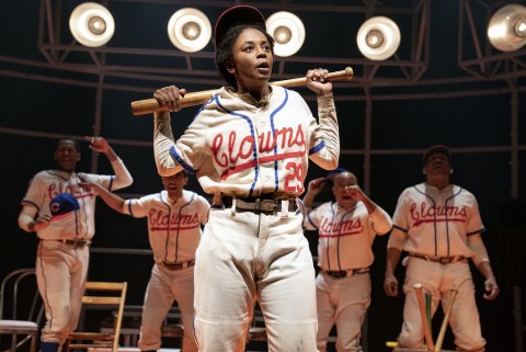 Eric Berryman, Jonathan Burke, April Matthis, Daniel J. Bryant, Ezra Knight, Toni Stone, Roundabout Theatre Company, Lydia R. Diamond, Pam MacKinnon, Curveball The Remarkable Story of Toni Stone, Martha Ackmann