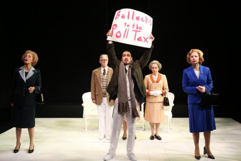 Kate Fahy, John Lesault, Cody Leroy Wilson, Anita Carey, Susan Lynskey, 'Handbagged, Brits Off Broadway 