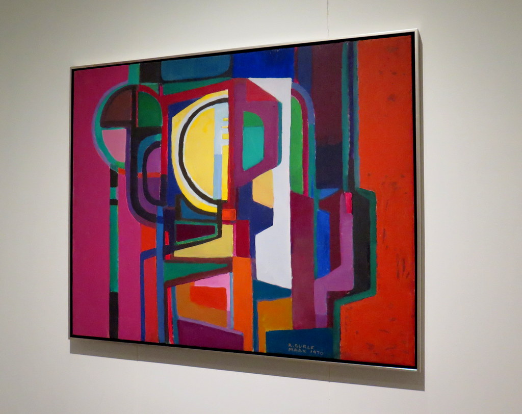 'Brazilian Modern" The Living Art of Roberto Burle Marx,' Untitled, 1970 by Roberto Burle Marx, acrylic on canvas NYBG Installation (June 8-September 29)