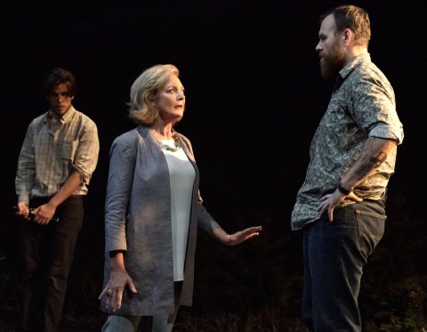 John Zdrojeski, Michele Pawk, Jeb Kreager, in Heroes of the Fourth Turning, Will Arbery, Danya Taymor, Playwrights Horizons