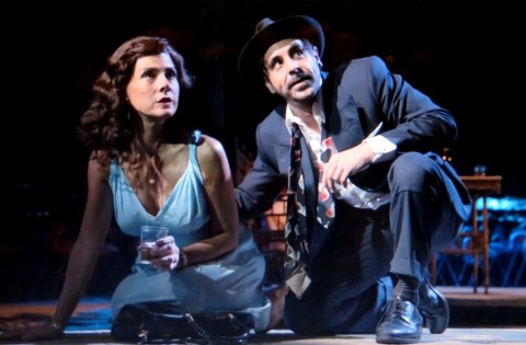 Marisa Tomei, Emun Elliott,Marisa Tomei, Emun Elliott, The Rose Tattoo, Tennessee Williams, Roundabout Theatre Company The Rose Tattoo, Tennessee Williams, Roundabout Theatre Company, Trip Cullman, American Airlines Theatre