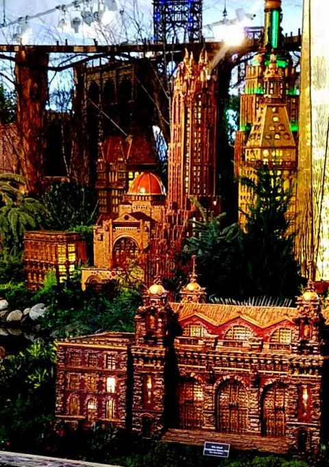 NYBG, 28th Holiday Train Show, Applied Imagination