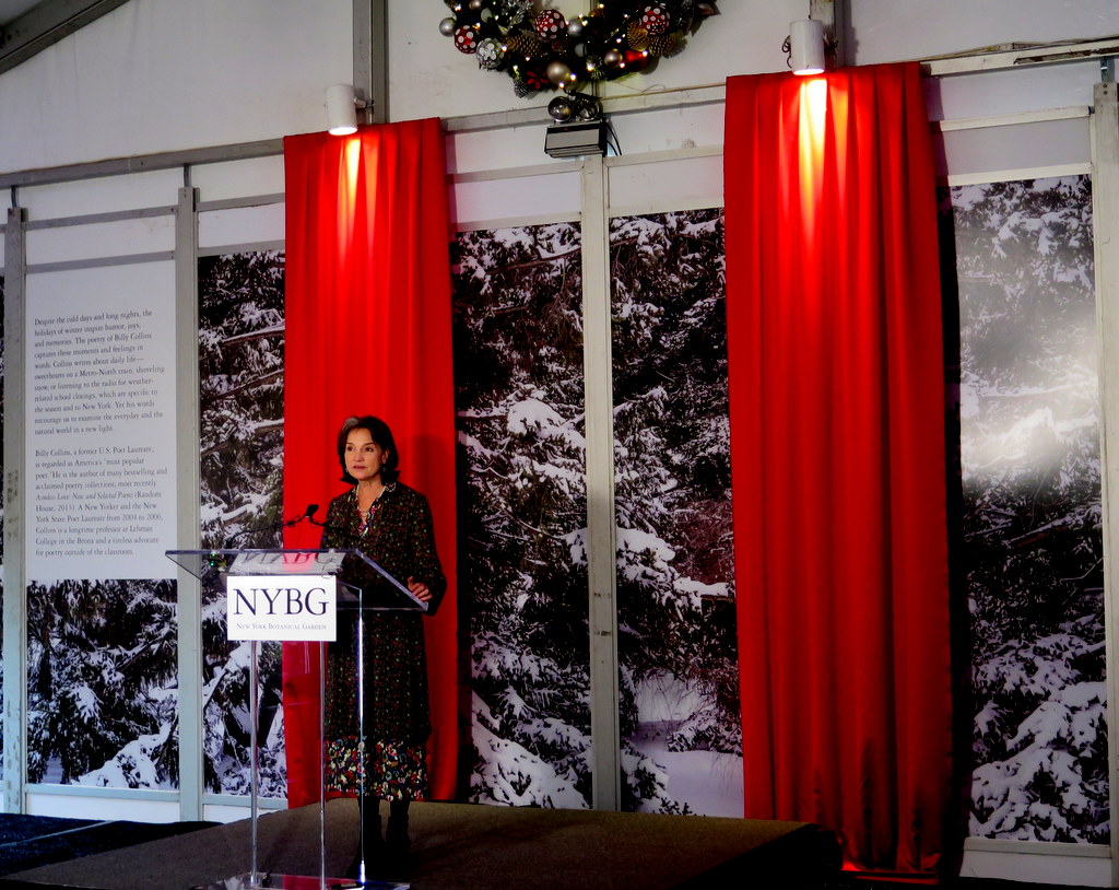 Carrie Rebora Barratt, Ph.D., New York Botanical Garden, Holiday Train Show 2019