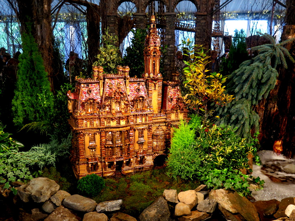 Senator William Clark House, NYBG 28th Holiday Train Show, Applied Imagination