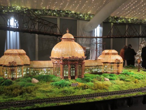 Enid A. Haupt Conservatory, 28th NYBG Holiday Train Show, Bar Car Nights, Applied Imagination