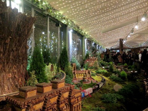 NYBG 28th Holiday Train Show, Bar Car Nights, Applied Imagination