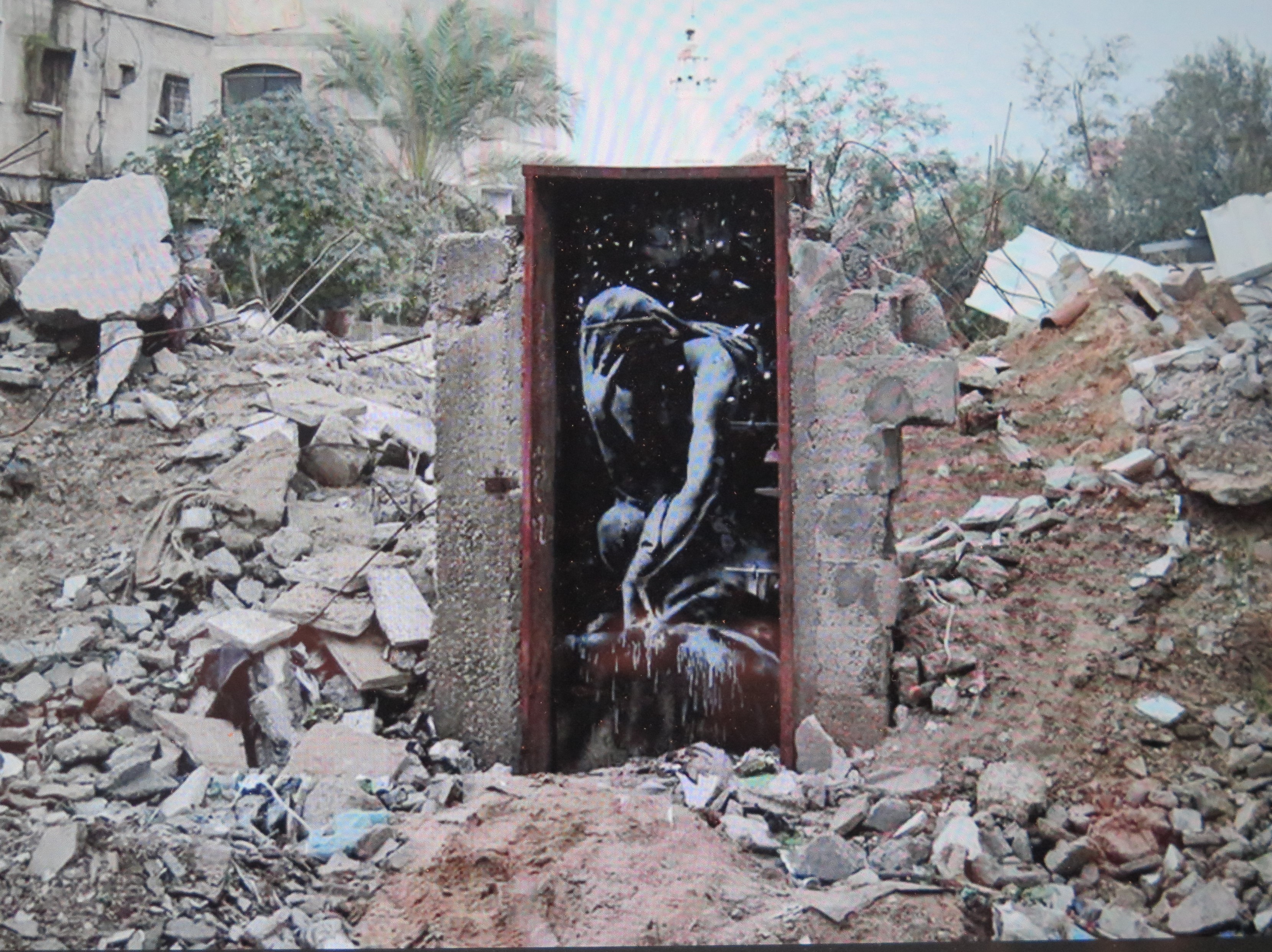 Banksy's, Rodin, West Bank