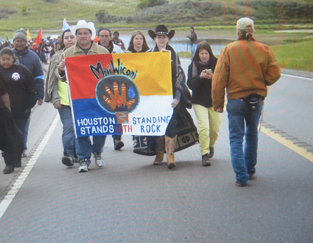 Protestors came from all over, 'The End of The Line: The Women of Standing Rock,' directed by Shannon Kring, Athena Film Festival (courtesy of the film) 