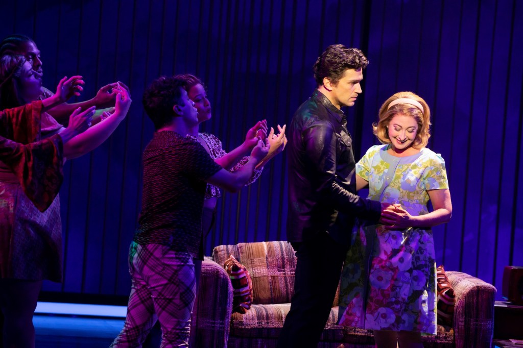 Will Swenson, Jessie Fisher and The Noise in 'A Beautiful Noise' (courtesy of Julieta Cervantes)