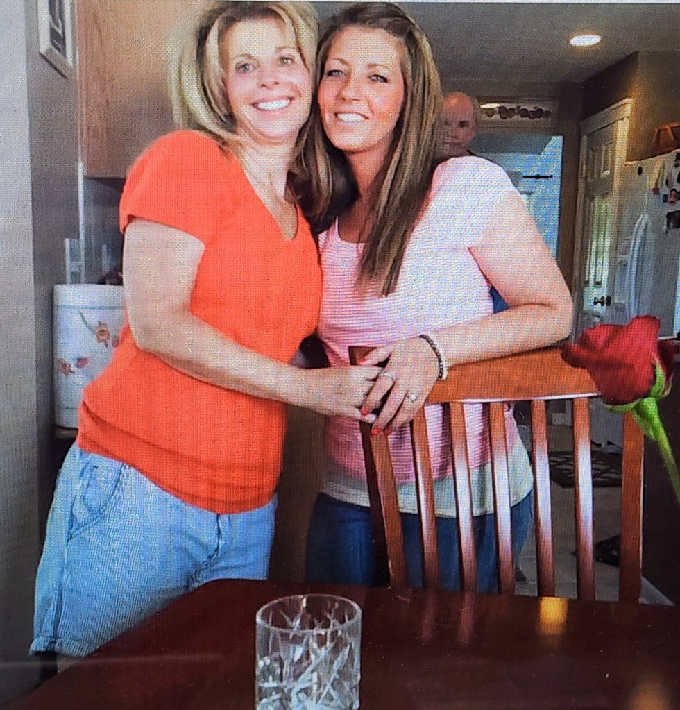(L to R): Mom Bonnie Bowes and Judy Malinowski before the attack (courtesy of the family to Marion Star)