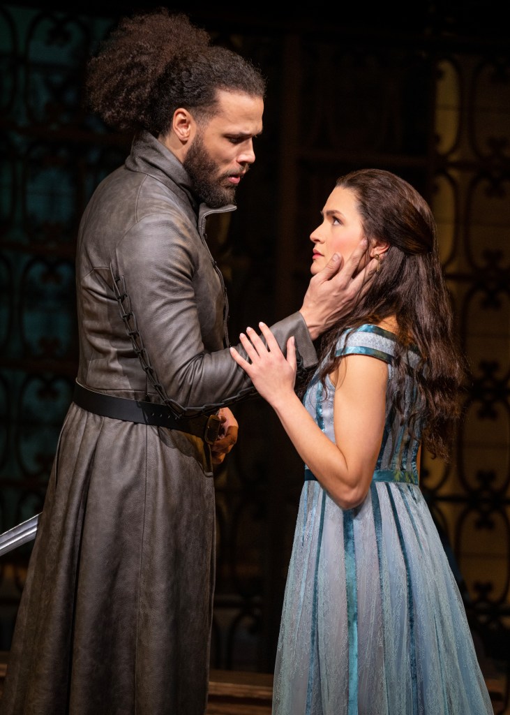  Jordan Donica, Phillip Soo in Lincoln Center Theater's production of 'Camelot' (courtesy of Joan Marcus)