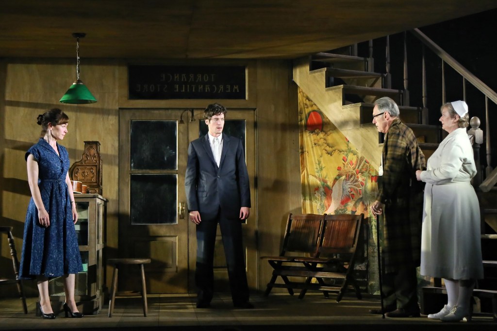 (L to R): Maggie Siff, Pico Alexander, Michael Cullen, Fiana Tóibín in 'Orpheus Descending' (Gerry Goodstein)