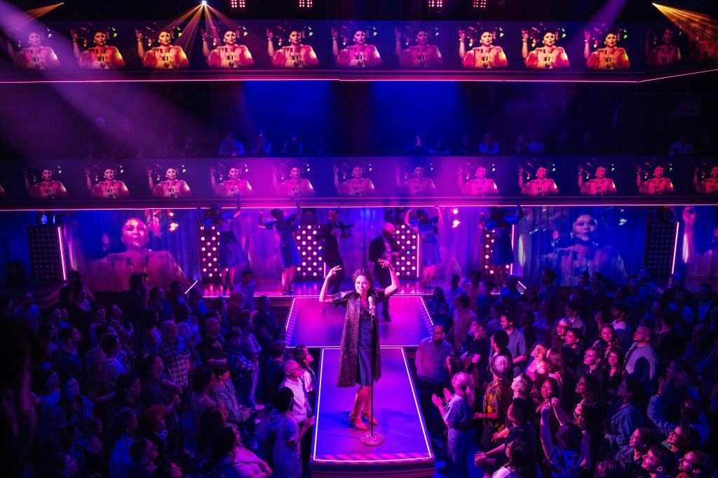 Arielle Jacobs in 'Here Lies Love' (Billy Bustamante, Matthew Murphy and Evan Zimmerman)