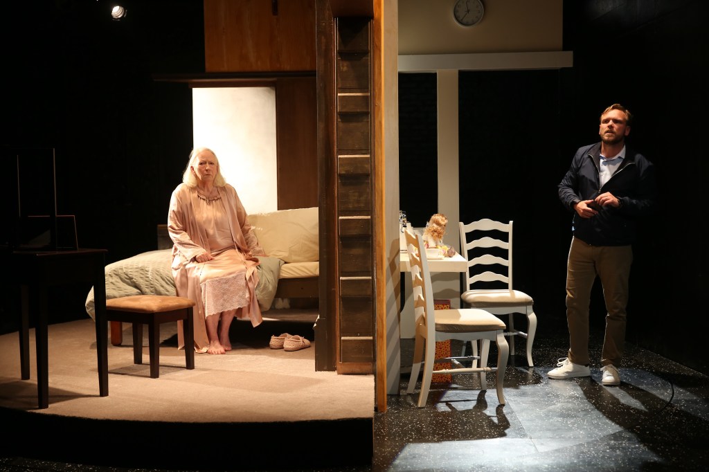 Marie Mullen, Jamie O'Neill in 'The Saviour' (courtesy of Carol Rosegg)